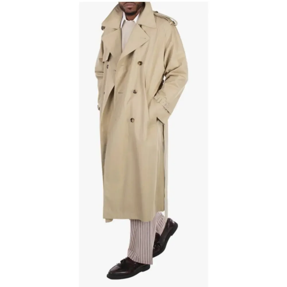 Burberry of London Castleford Trench Coat Men's Size 40 Beige Long Sleeves - Picture 2 of 13